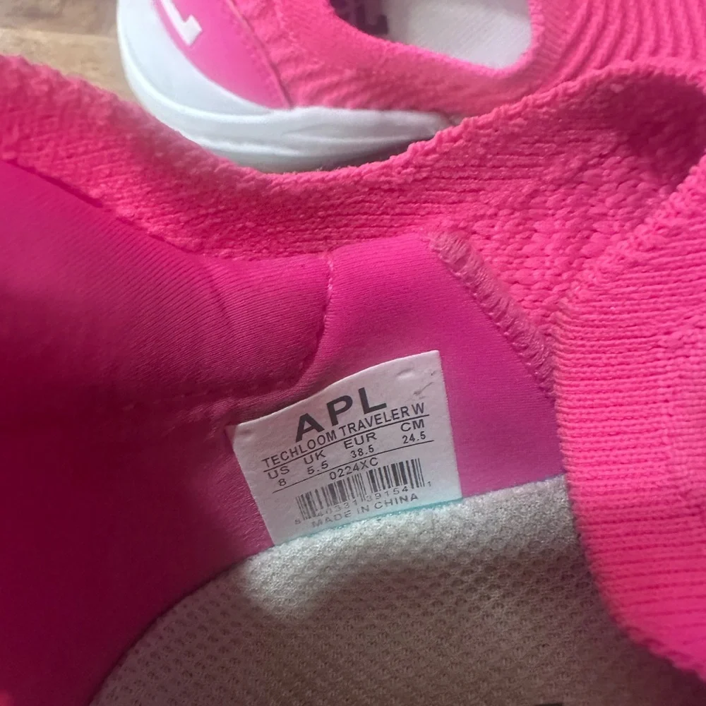 APL Techloom Traveler Women's Bright Pink Slip-On Sneakers - Picture 5 of 5